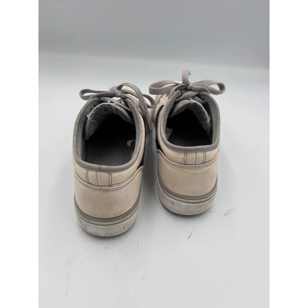 Nike Satire‎ Canvas Skate Shoes Cream Grey 631558-002 Boys Size 5.5Y Mens 5.5